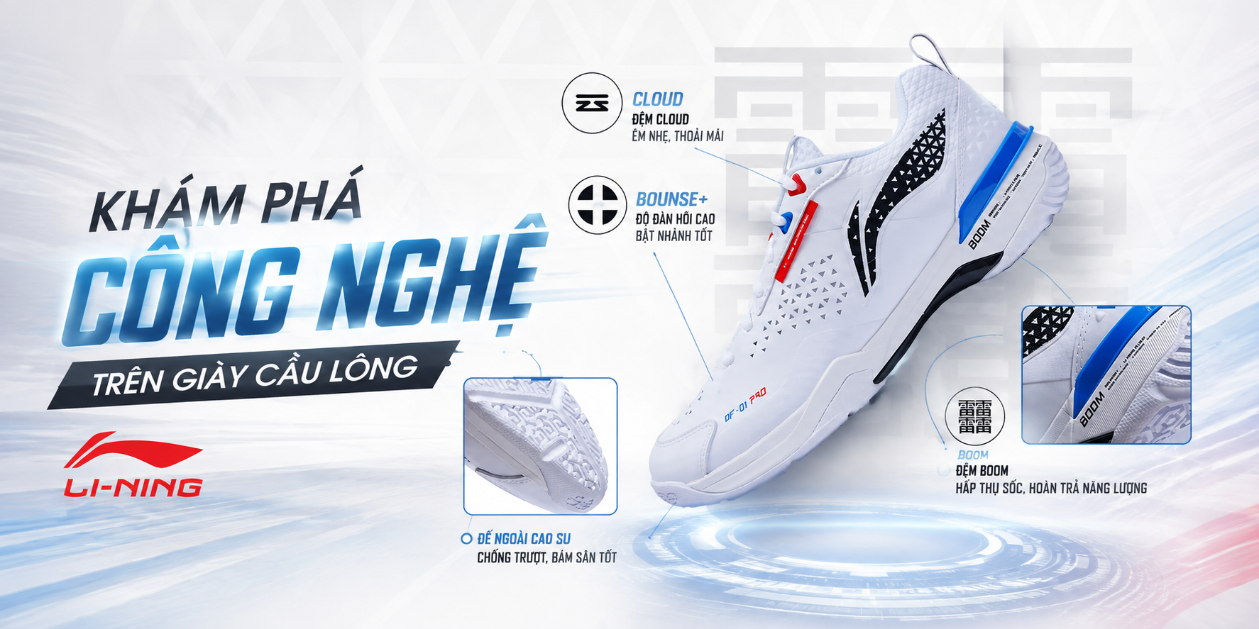 Khám Phá Công Nghệ Trên Giày Cầu Lông Li-Ning: Đâu Là Yếu Tố Tạo Nên Khác Biệt?