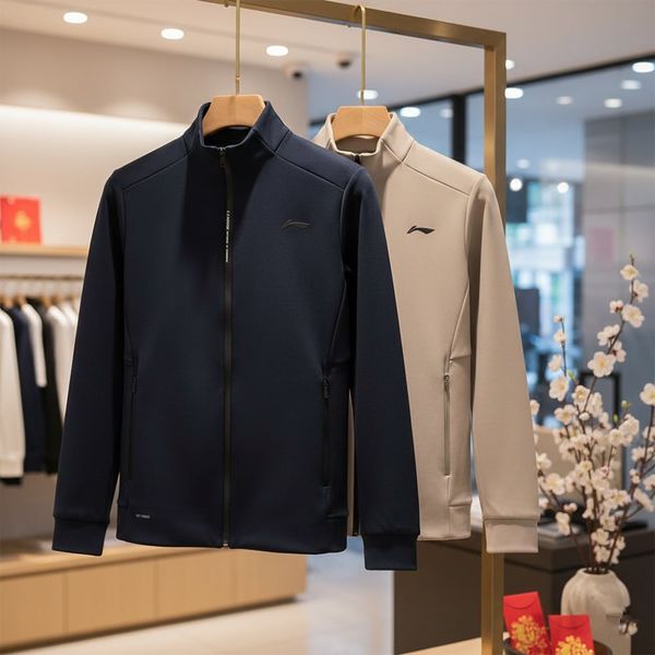 Bộ Sưu Tập Áo Khoác Nỉ Nam Li-Ning AWDV967 – Giữ Ấm Thông Minh, Linh Hoạt Cho Mọi Hoạt Động