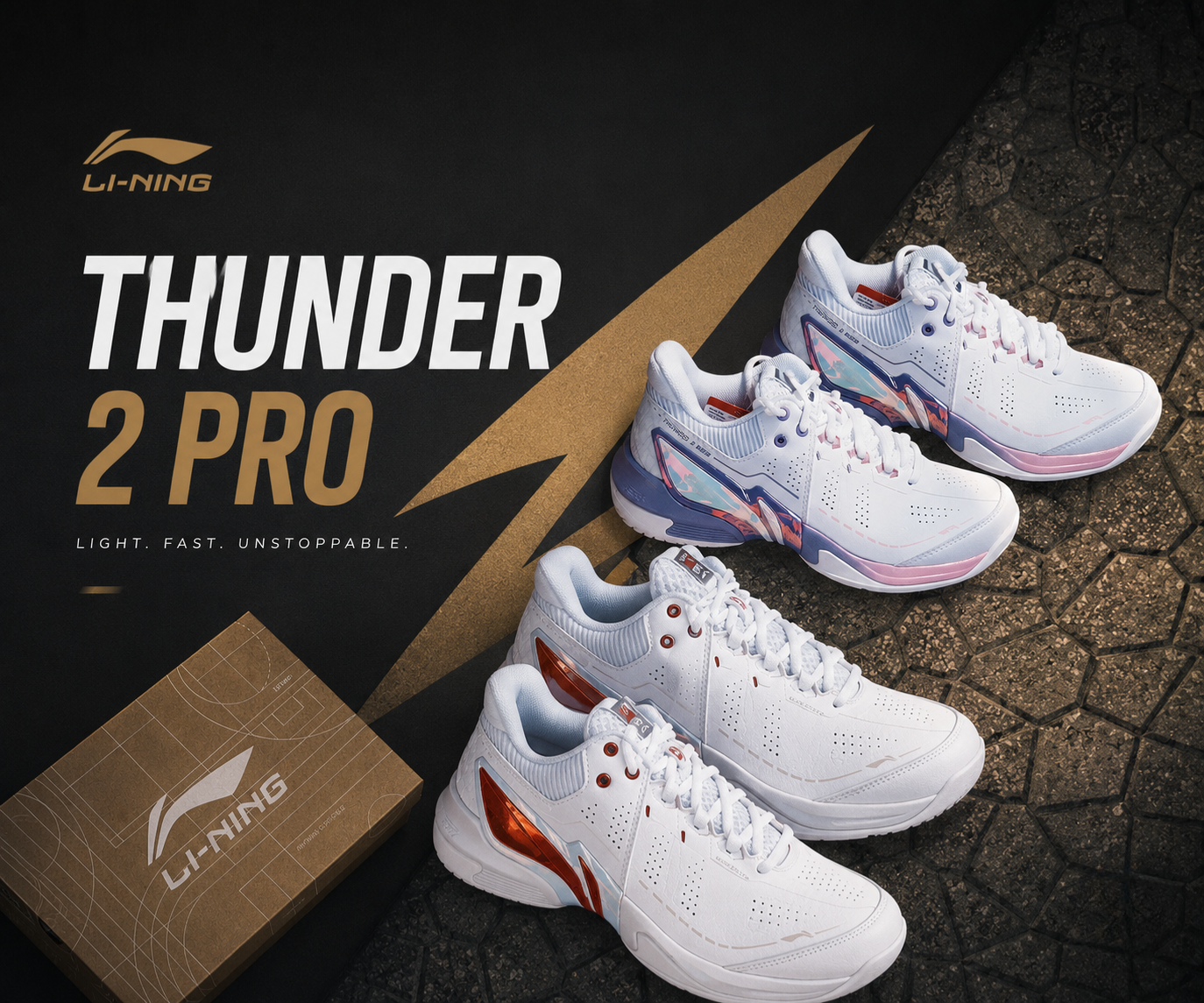Giày Li-Ning Thunder 2 Pro - Siêu phẩm bứt tốc cho lông thủ