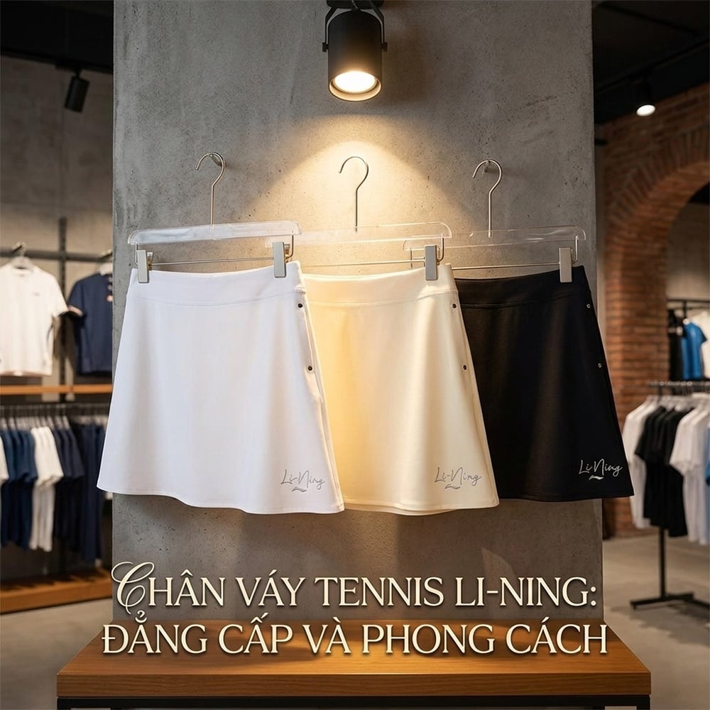 Khám Phá Chân Váy Thể Thao Nữ Li-Ning ASKV440 – Thiết Kế Trẻ Trung, Linh Hoạt Khi Vận Động