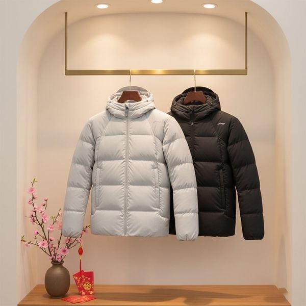 Bộ Sưu Tập Áo Khoác Lông Vũ Nam Li-Ning AYMV495 – Giải Pháp Giữ Ấm Cao Cấp Cho Mùa Đông Hiện Đại