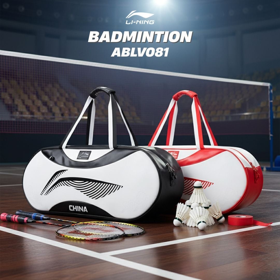 Túi Cầu Lông Li-Ning P-ABLV081 – Thiết Kế Hiện Đại, Dung Tích Lớn Và Tiện Ích Vượt Trội Cho Người Chơi Thể Thao