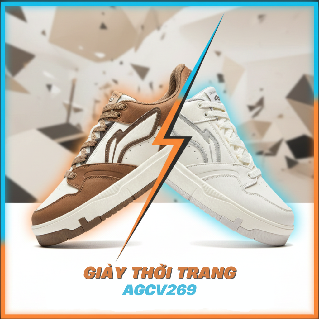 Bộ Sưu Tập Giày Thời Trang Nam Li-Ning COMMON 80S AGCV269 – Phong Cách Retro Chuẩn Thập Niên 80, Êm Mượt Mỗi Bước Chân