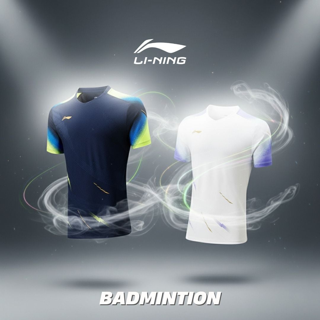 Áo Cầu Lông Nam Li-Ning P-AAYV163 – Trẻ Trung, Thoáng Mát Và Thời Trang Cho Mọi Trận Đấu