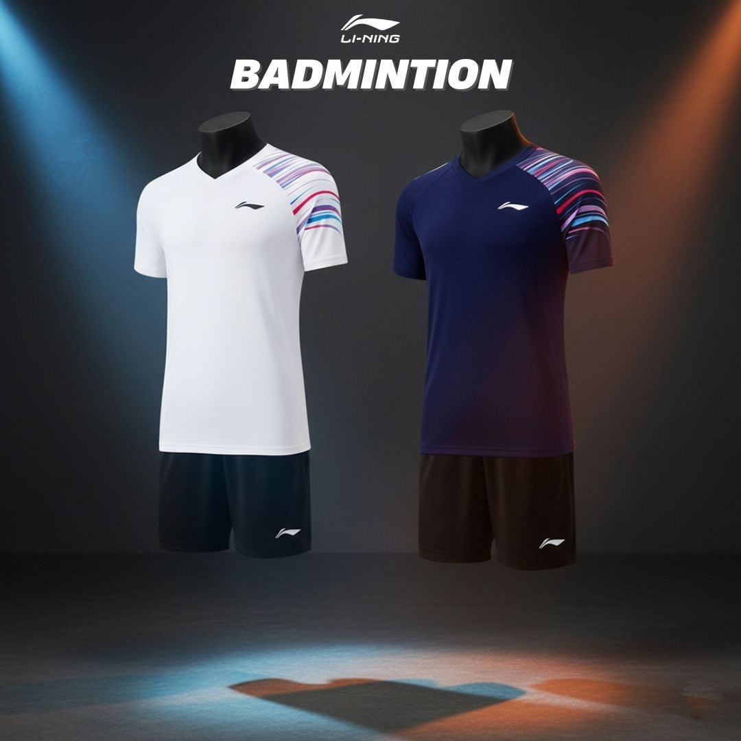 Bộ quần áo cầu lông Nam và Nữ Li-Ning P-AATV045 – Sự lựa chọn hoàn hảo cho phong cách thể thao năng động, thoáng mát và linh hoạt