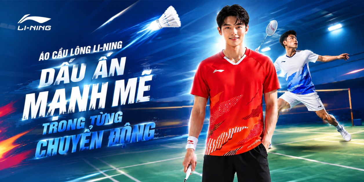 Áo Cầu Lông Nam Li-Ning – Thiết Kế Thể Thao Hiện Đại, Thoáng Khí Và Linh Hoạt Trong Từng Chuyển Động