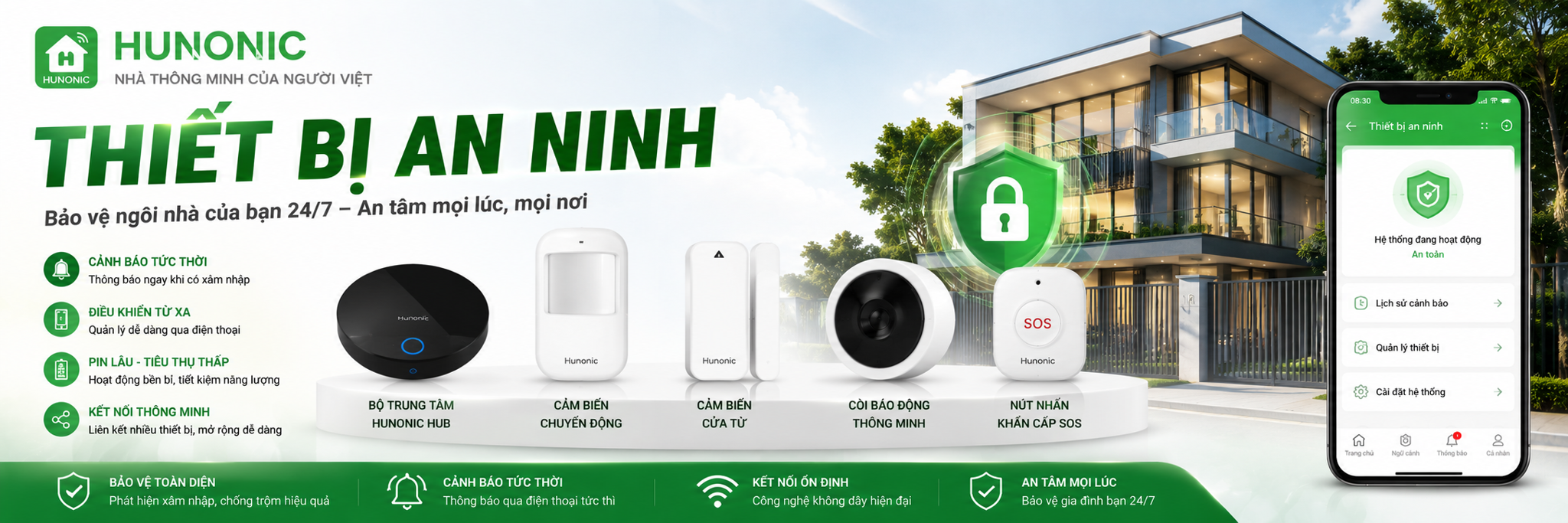 Thiết bị An Ninh Hunonic