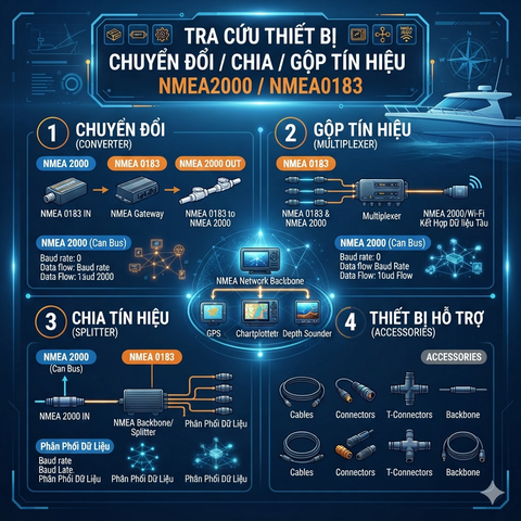 Tra Cứu Thiết Bị Chuyển Đổi/Chia/Gộp Tín Hiệu NMEA2000/NMEA0183