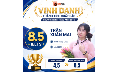 THÀNH TÍCH ẤN TƯỢNG CỦA HỌC SINH CHƯƠNG TRÌNH TIẾNG ANH IELTS TRƯỜNG THPT THĂNG LONG