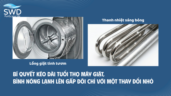 Bí quyết kéo dài tuổi thọ máy giặt, bình nóng lạnh lên gấp đôi chỉ với một thay đổi nhỏ