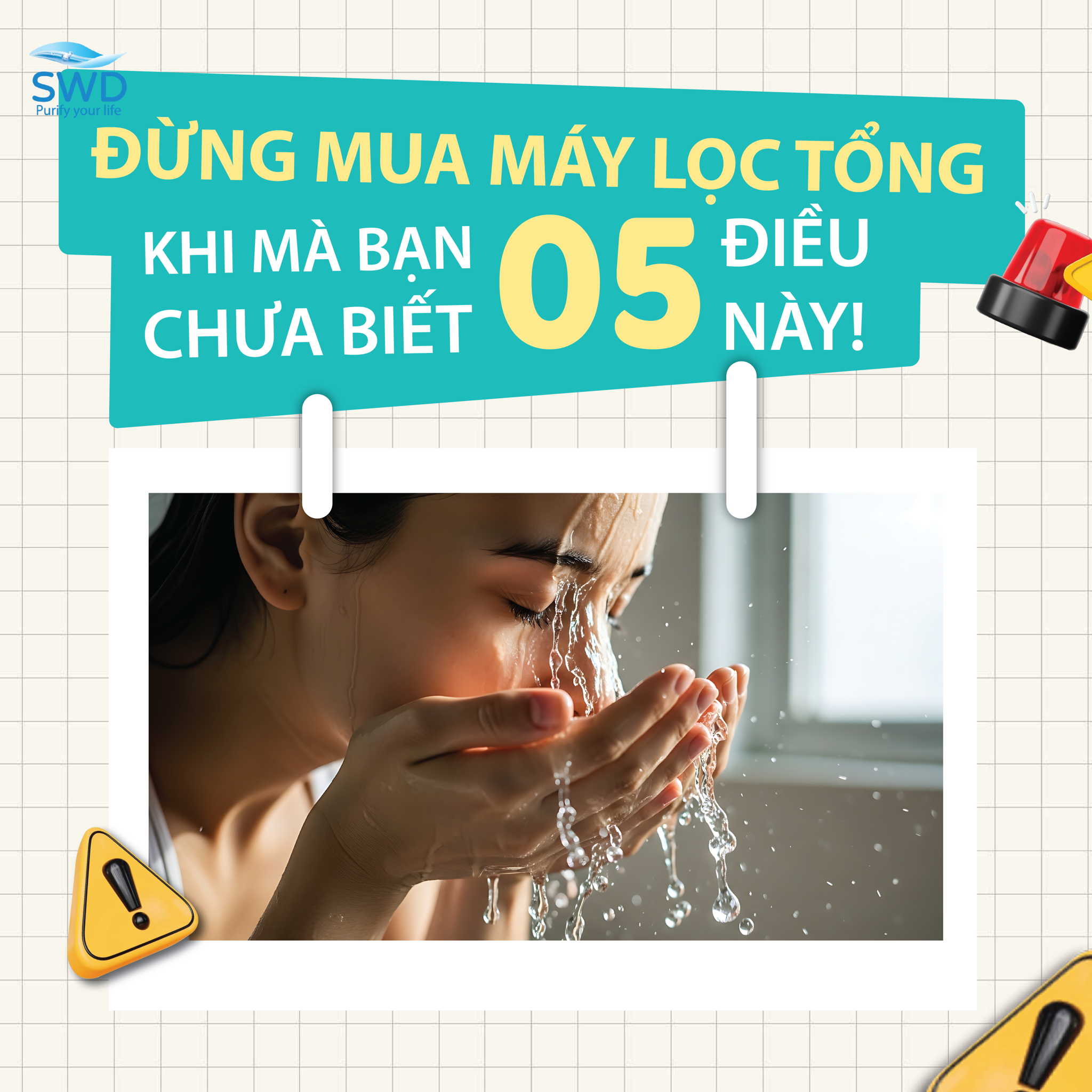 Đừng mua máy lọc tổng khi chưa biết 5 điều này
