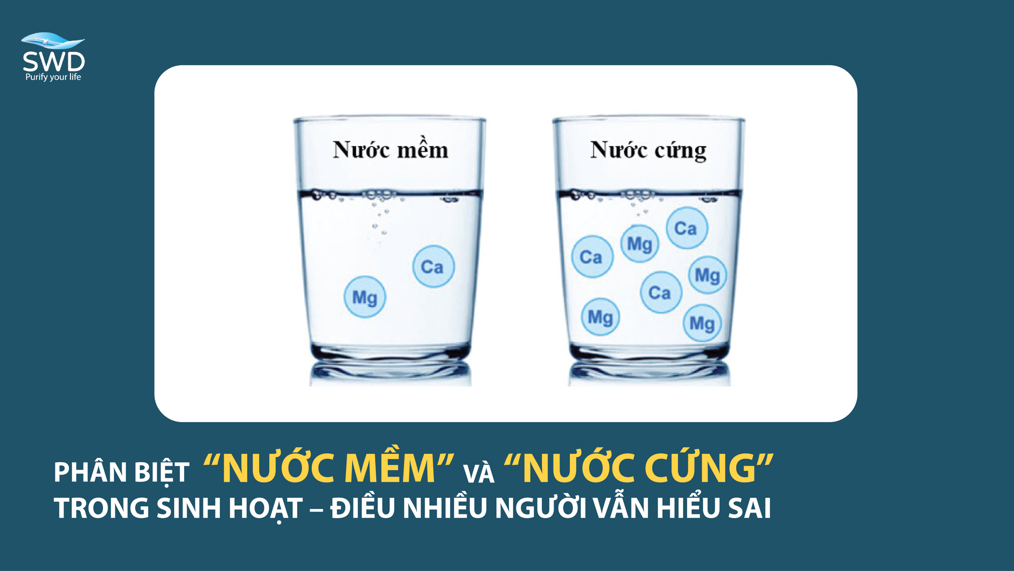 PHÂN BIỆT “NƯỚC MỀM” & “NƯỚC CỨNG” TRONG SINH HOẠT!