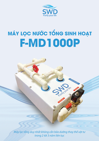MÁY LỌC NƯỚC TỔNG SINH HOẠT F-MD1000P