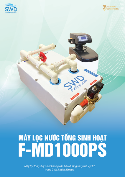 MÁY LỌC NƯỚC TỔNG SINH HOẠT F-MD1000PS