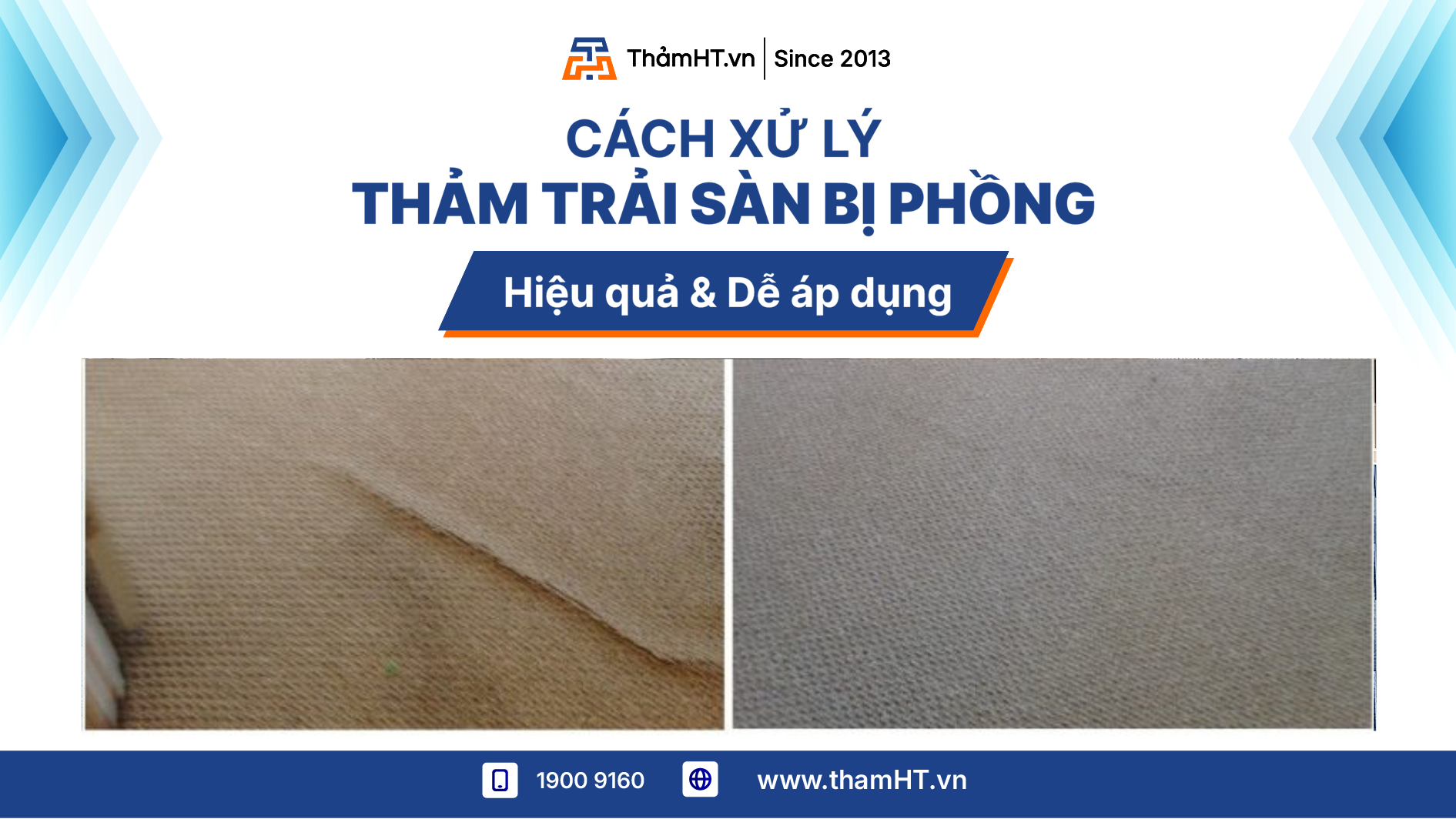 Cách xử lý thảm trải sàn bị phồng (Hiệu quả & dễ áp dụng)