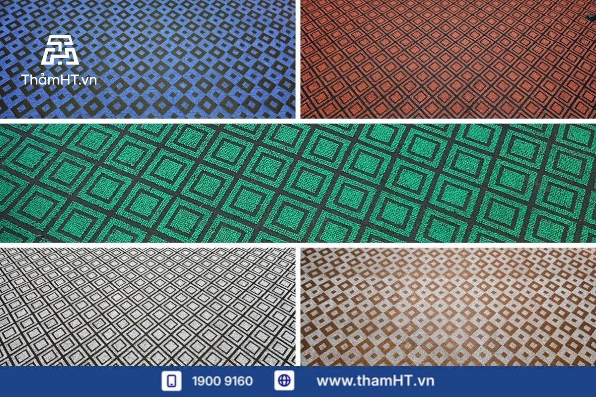 Tăng tính thẩm mỹ cho văn phòng với thảm Jacquard ThamHT.Vn