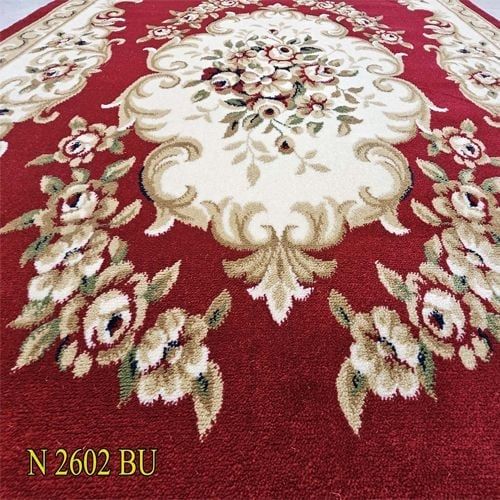 Cận họa tiết trung tâm thảm YALAN 2602 BU