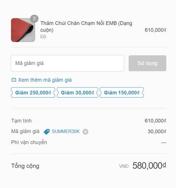 Siêu Sale Mùa Mưa – Mua Thảm Chùi Chân Giảm Đến 250K