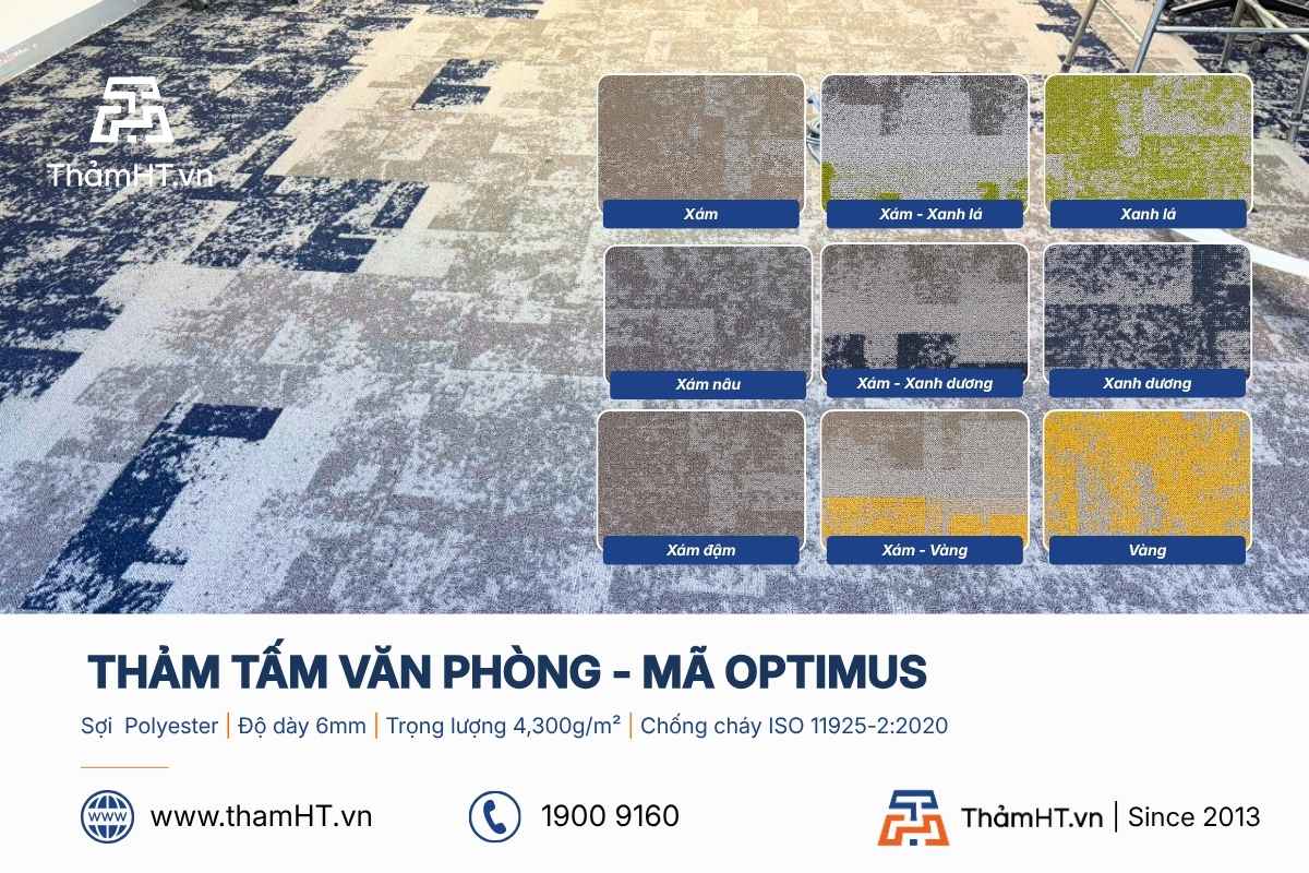 Thảm Trải Sàn Văn Phòng OPTIMUS - Thảm HT