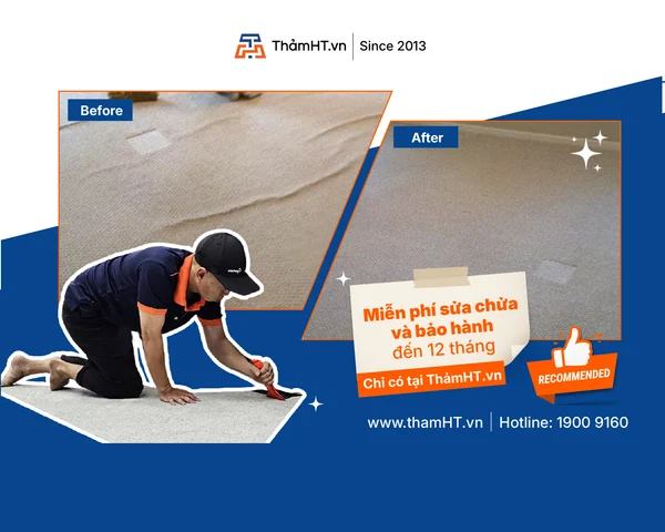 Nguyên Nhân & Cách Xử Lý Thảm Bị Phồng Hiệu Quả Trong Văn Phòng