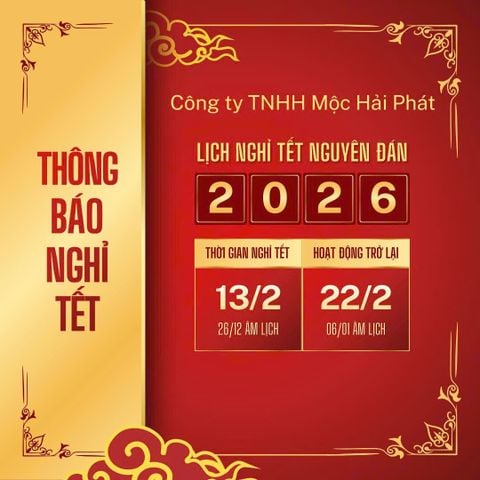 🧧 THÔNG BÁO LỊCH NGHỈ TẾT NGUYÊN ĐÁN BÍNH NGỌ 2026 🧧