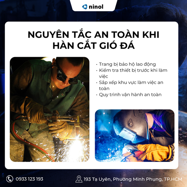 An Toàn Khi Hàn Cắt Gió Đá - Cẩm Nang Cho Thợ Cơ Khí