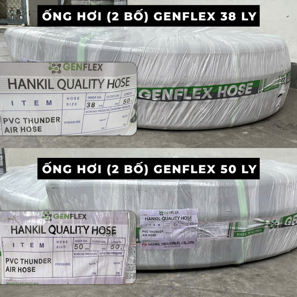 THÔNG BÁO VỀ HÀNG ỐNG 2 BỐ GENFLEX | QUY CÁCH MỚI 38 LY & 50 LY