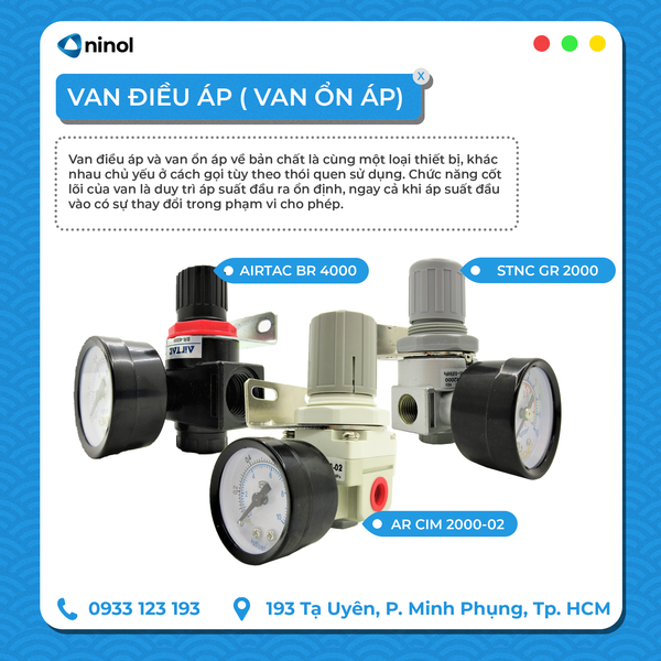 Phân Biệt Giữa Van Điều Áp, Van Ổn Áp, Van Giảm Áp