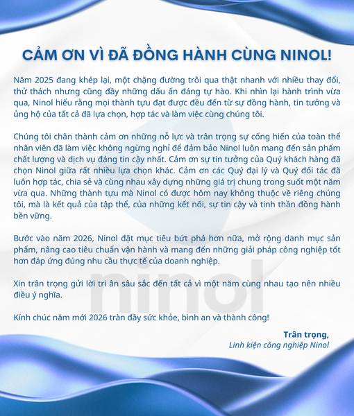 KHÉP LẠI NĂM 2025 – CẢM ƠN VÌ ĐÃ ĐỒNG HÀNH CÙNG NINOL!