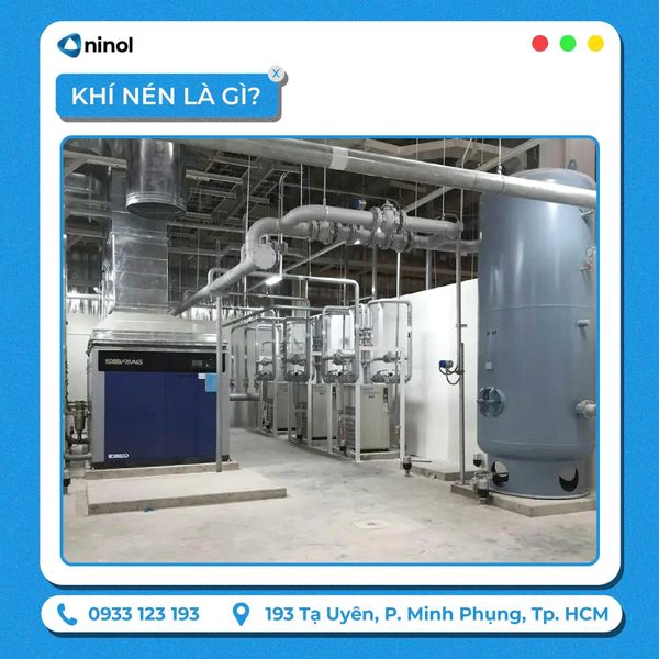 Khí nén là gì? Cấu tạo và nguyên lý hoạt động của khí nén