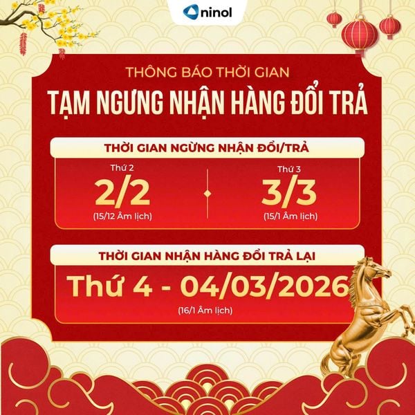 THÔNG BÁO TẠM NGƯNG NHẬN HÀNG ĐỔI TRẢ