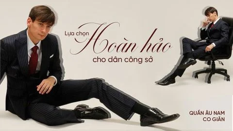 Quần âu co giãn nam cao cấp: Lựa chọn hoàn hảo cho dân công sở và người hay vận động