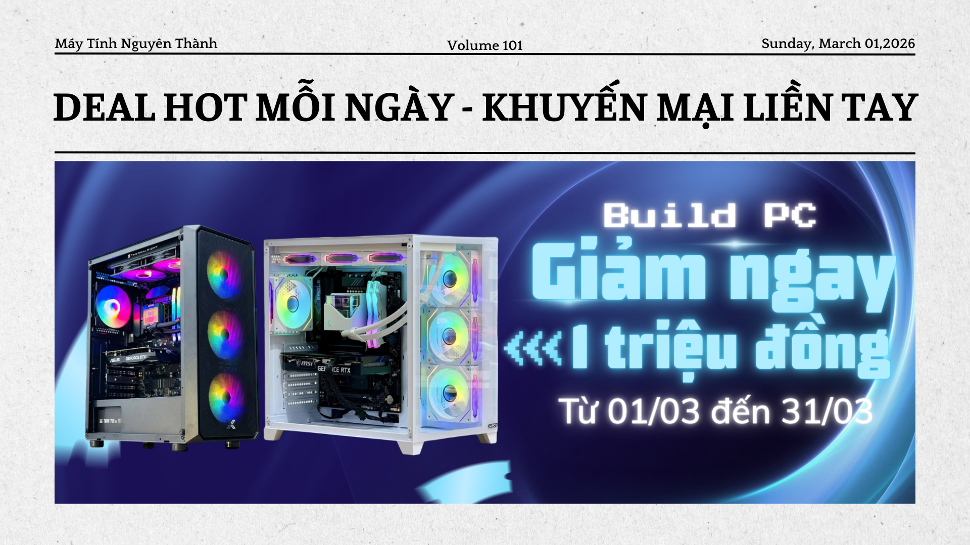 🔥 DEAL HOT MỖI NGÀY - KHUYẾN MẠI LIỀN TAY 🔥