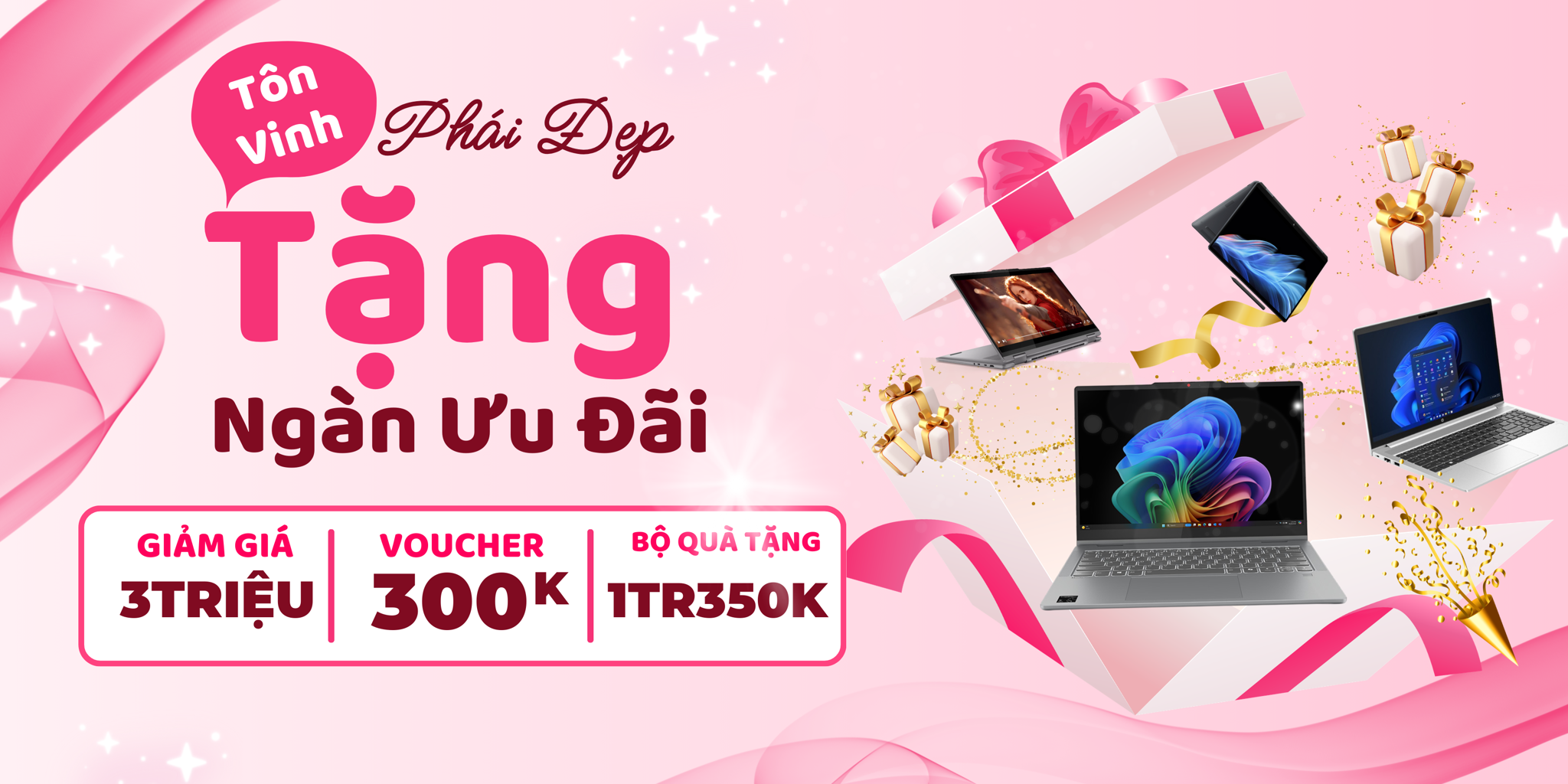 8 THÁNG 3 NHẬN QUÀ THAY HOA: KHI CÔNG NGHỆ LÊN NGÔI CHIỀU LÒNG PHÁI ĐẸP