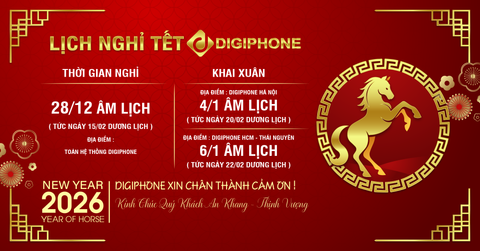 THÔNG BÁO LỊCH NGHỈ TẾT NGUYÊN ĐÁN 2026