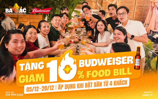 GIẢM 10% & TẶNG 10 CHAI BUDWEISER | MƯỜI NĂM RỰC RỠ, DEAL TO HẾT CỠ