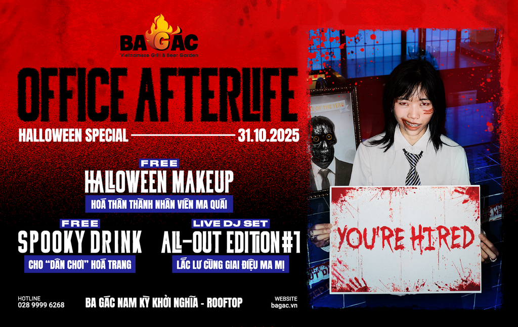 HOÀ VÀO ĐÊM HALLOWEEN “BUNG NÓC” TẠI BA GÁC