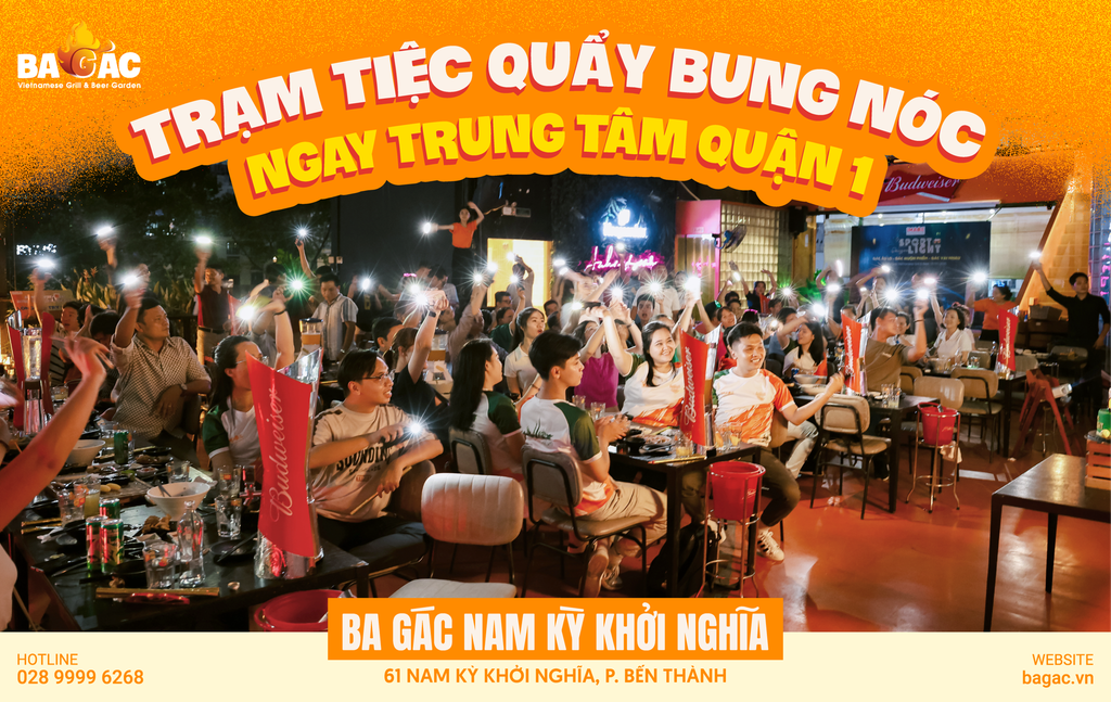 BA GÁC NAM KỲ KHỞI NGHĨA ROOFTOP – TIỆC QUẨY TỚI NÓC NGAY TRUNG TÂM QUẬN 1