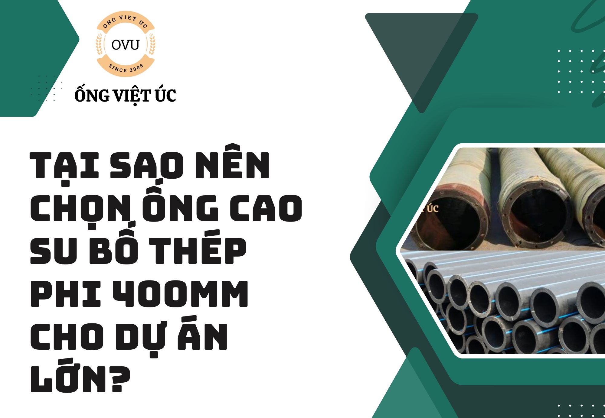 Tại Sao Nên Chọn Ống Cao Su Bố Thép Phi 400MM Cho Dự Án Lớn?