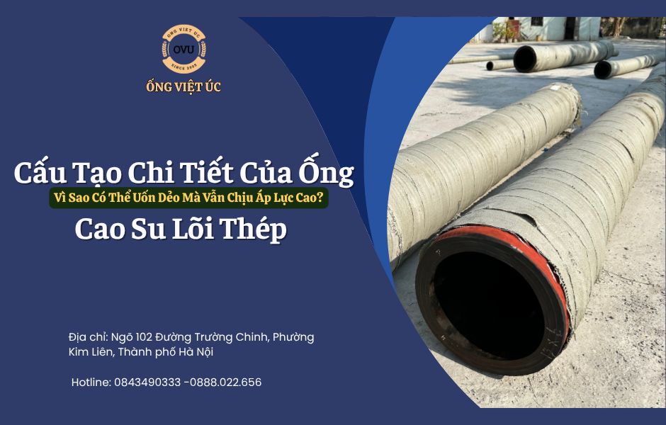 Cấu Tạo Chi Tiết Của Ống Cao Su Lõi Thép – Vì Sao Có Thể Uốn Dẻo Mà Vẫn Chịu Áp Lực Cao?