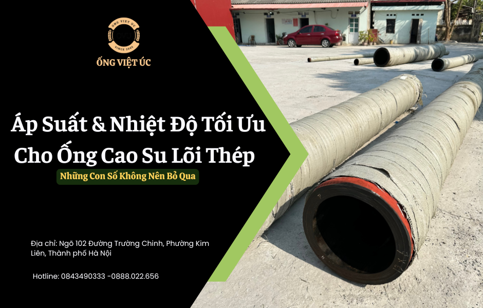 Áp Suất & Nhiệt Độ Tối Ưu Cho Ống Cao Su Lõi Thép – Những Con Số Không Nên Bỏ Qua