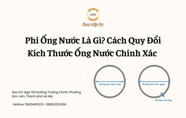 Phi Ống Nước Là Gì? Cách Quy Đổi Kích Thước Ống Nước Chính Xác