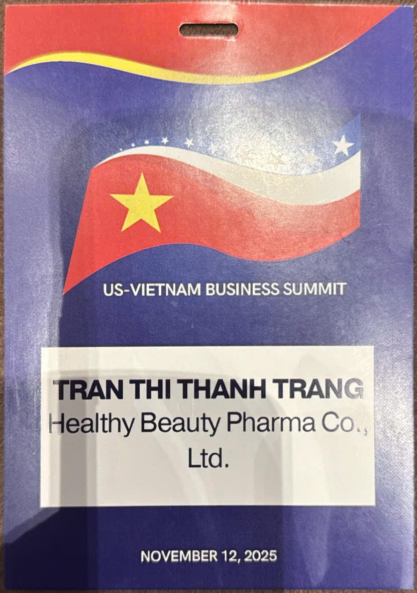 CEO – DƯỢC SĨ TRẦN THỊ THANH TRANG THAM DỰ HỘI NGHỊ THƯỢNG ĐỈNH KINH DOANH VIỆT NAM – HOA KỲ 2025