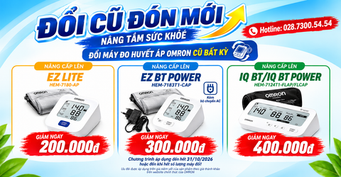 ĐỔI CŨ – ĐÓN MỚI | Mang Máy huyết áp Cũ, Nâng Cấp Máy Mới