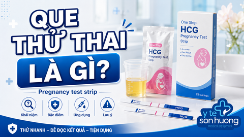 Que thử thai (Pregnancy test strip) là gì?