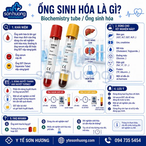 Ống sinh hóa (Biochemistry tube) là gì?