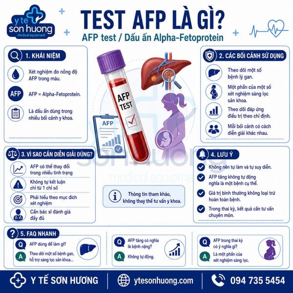 Test AFP (AFP Test) Là Gì? Ý Nghĩa Và Lưu Ý – Y Tế Sơn Hương