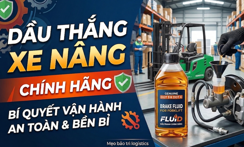 Tổng quan về dầu thắng xe nâng. Lưu ý khi sử dụng