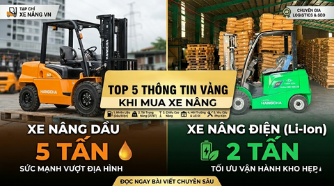 Bài học đắt giá khi mua xe nâng - 5 thông tin 