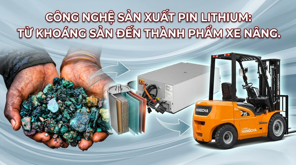 Pin Li-ion: Hành trình từ khoáng sản dưới lòng đất đến 